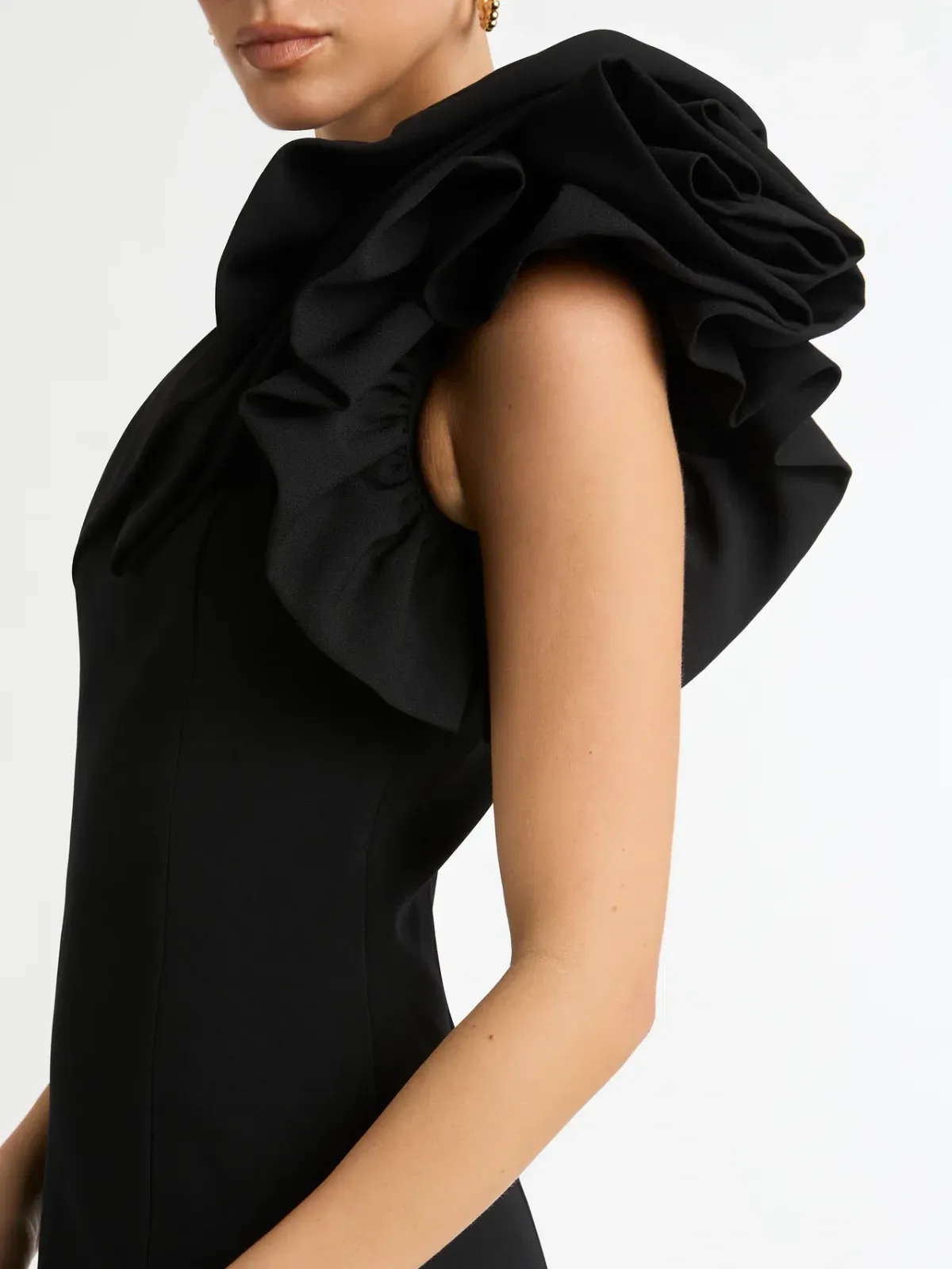 Sheike Florence Mini Dress Black Size 8 - Image 4