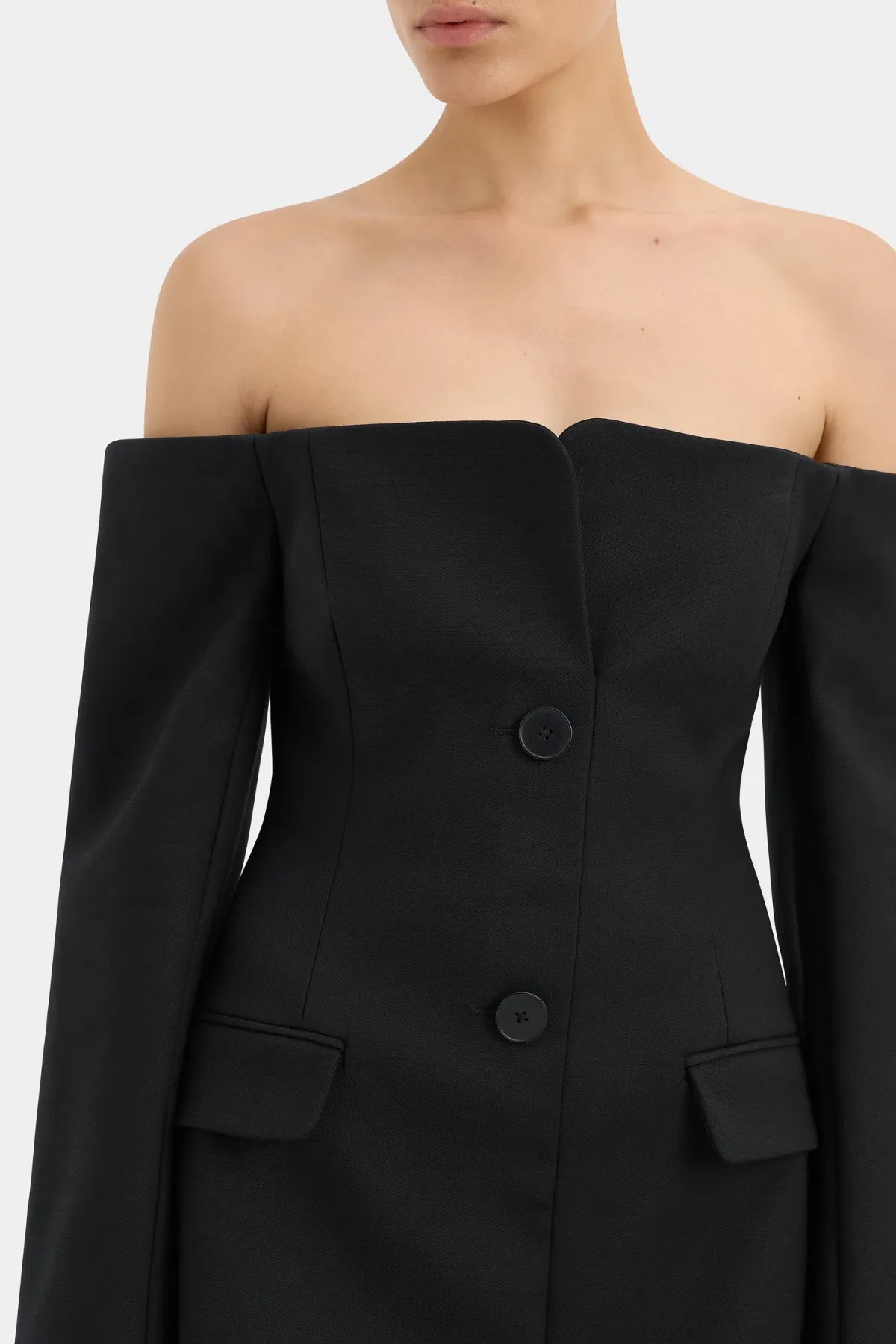 Sir the Label Sandrine Tailored Mini Dress Black Size 1 / AU 8 - Image 4