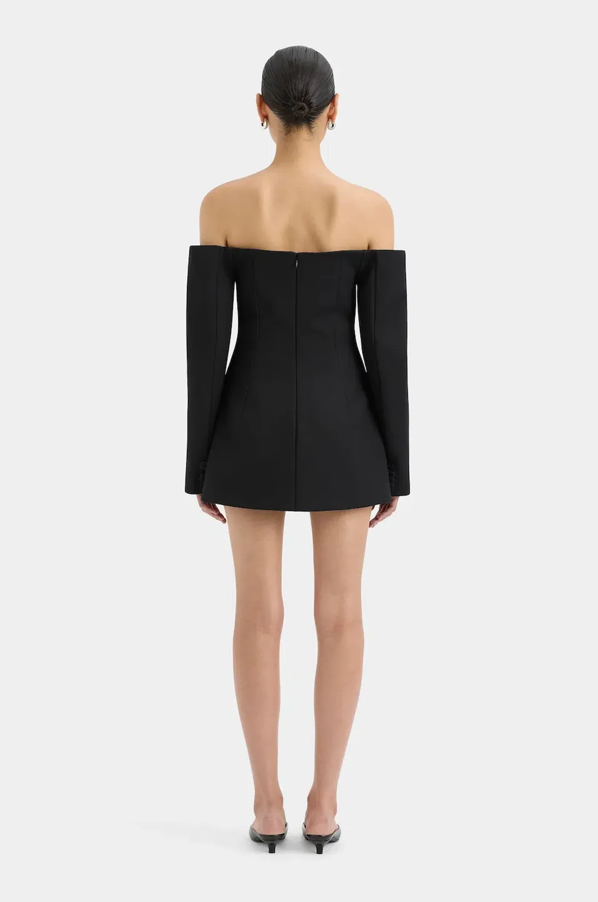 Sir the Label Sandrine Tailored Mini Dress Black Size 1 / AU 8 - Image 3