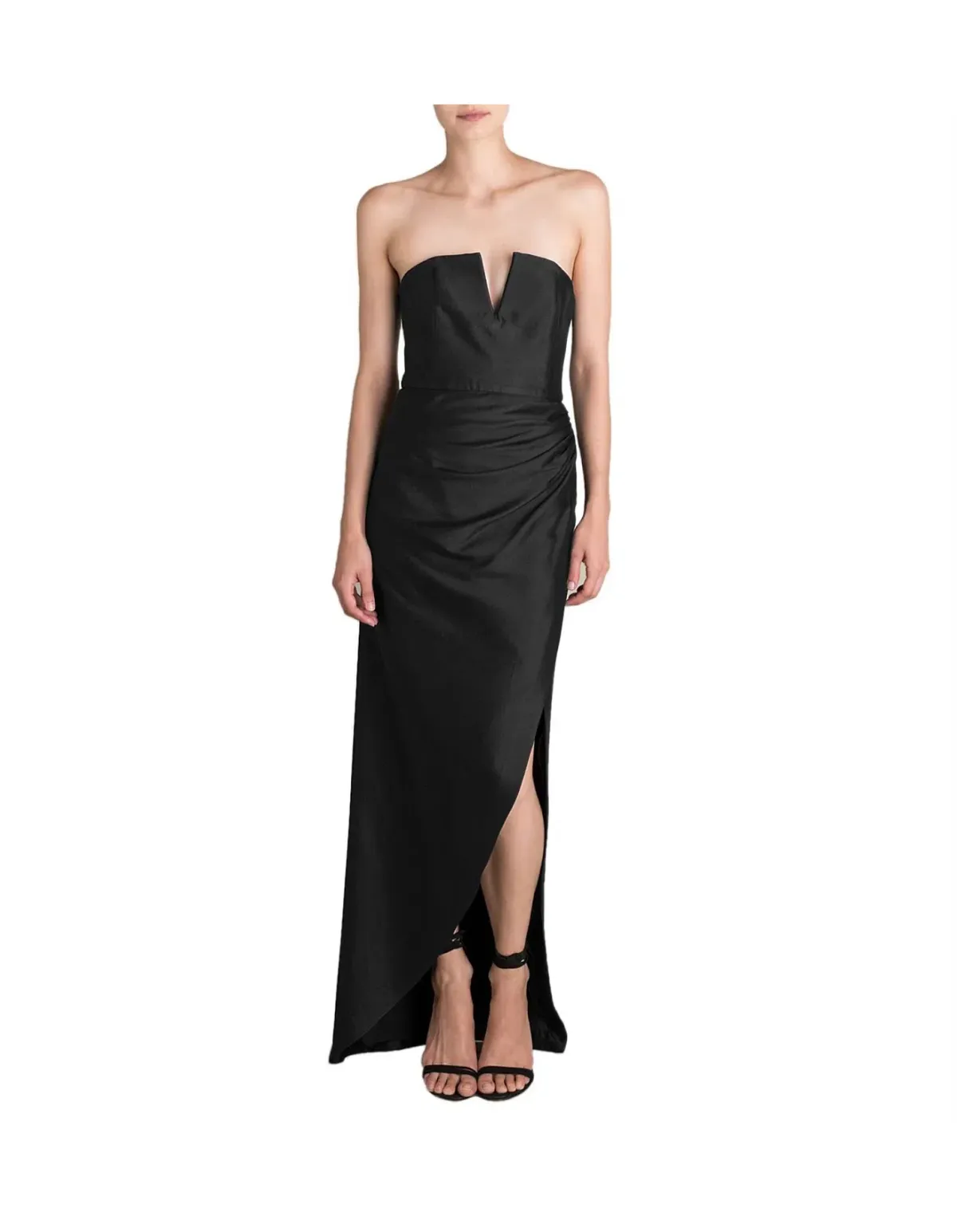 Bianca Spender Cotton Silk Phantasm Dress Ink Size 8 for rent on The Volte - main image