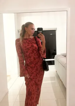 Realisation Par The Gia Maxi Dress Havana Print Size XS /6 for rent on The Volte - image 5