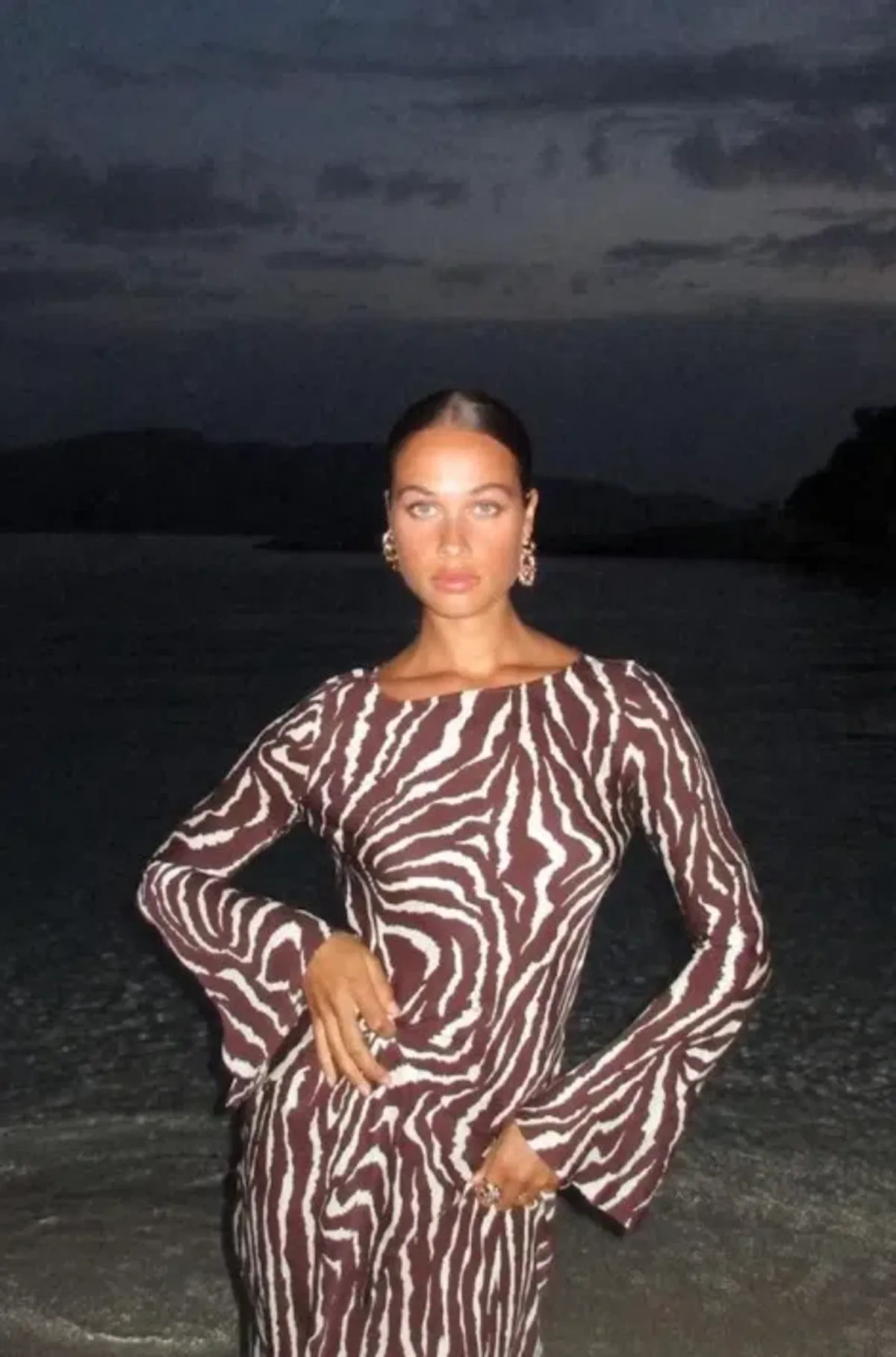 Realisation Par The Gia In Animal Zebra Print Size L / Au 12 - Image 1