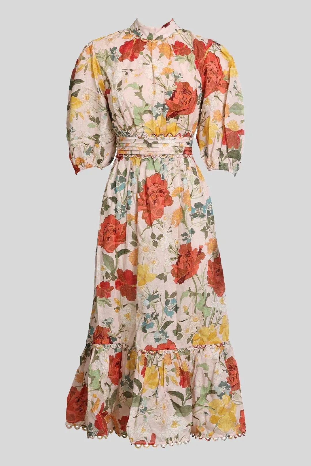 Kate Ford Dahlia Eyelet Gown Floral Size 10 for rent on The Volte - main image