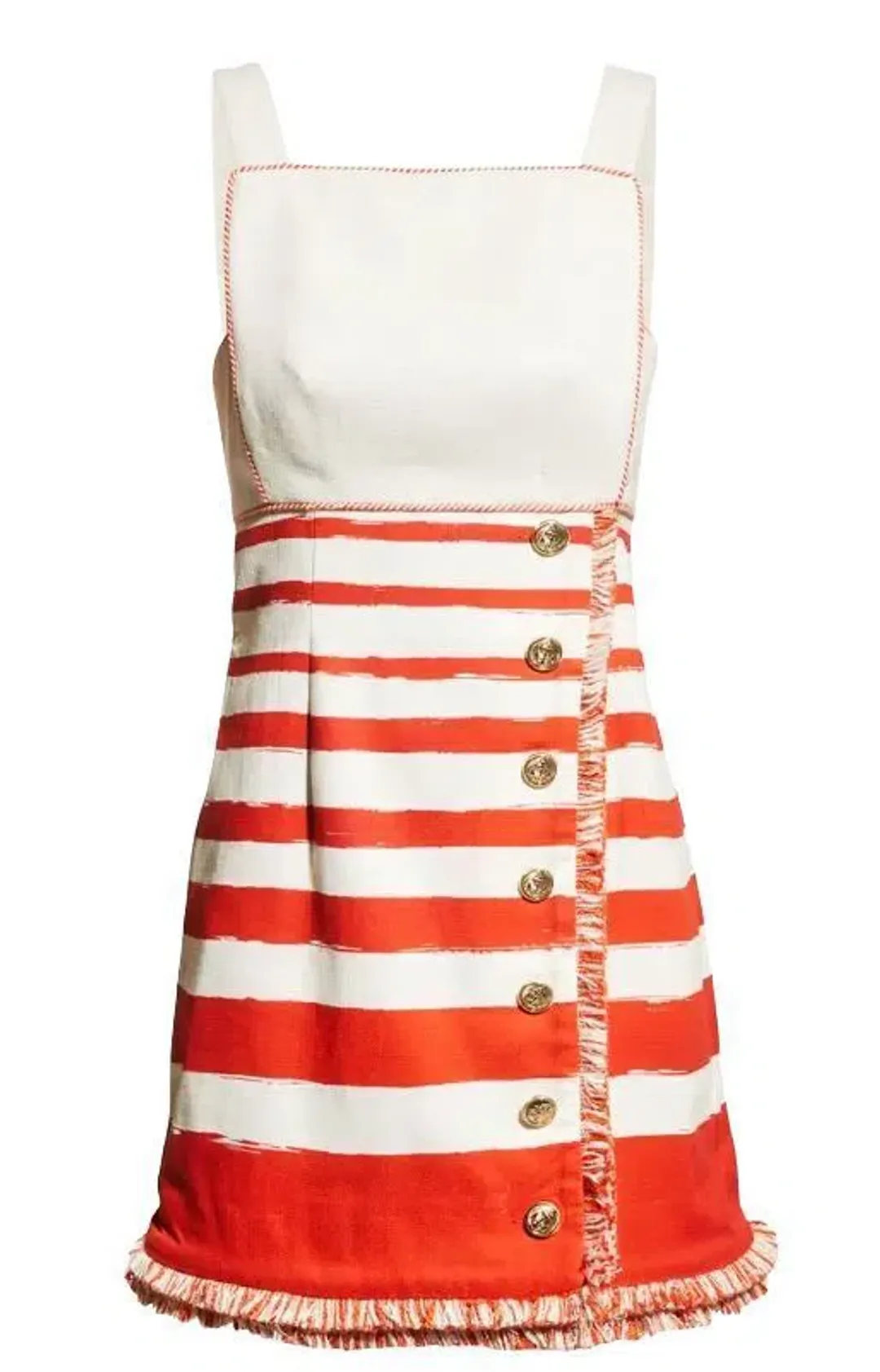 Zimmermann Postcard Boatneck Mini Dress Red Stripe Size 0 / AU 8 for rent on The Volte - main image