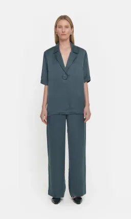 Viktoria and Woods Chorus Shirt Size 1 and Pilot Pants Size 2 Set Deep Petrol for rent on The Volte - image 1
