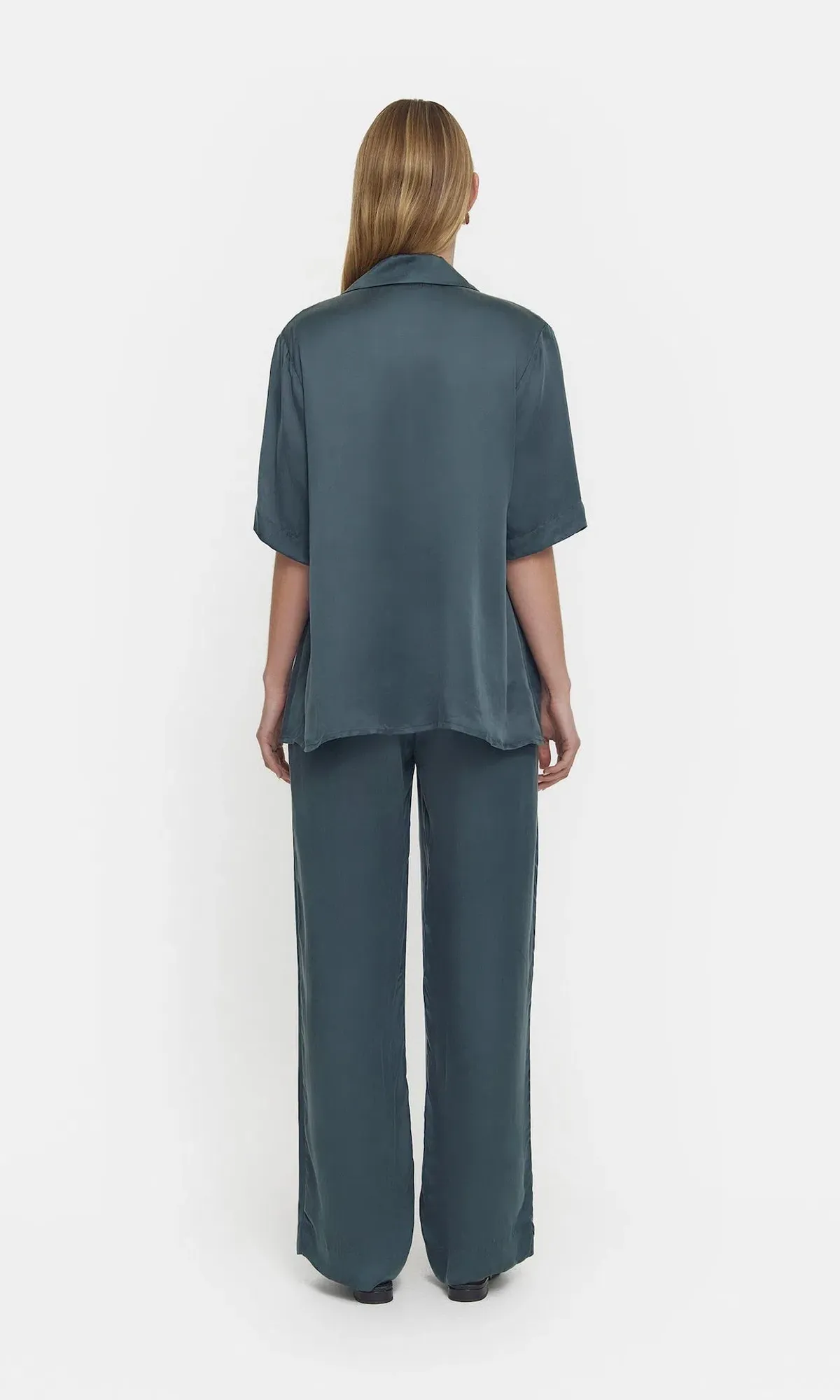 Viktoria and Woods Chorus Shirt Size 1 and Pilot Pants Size 2 Set Deep Petrol - Image 2