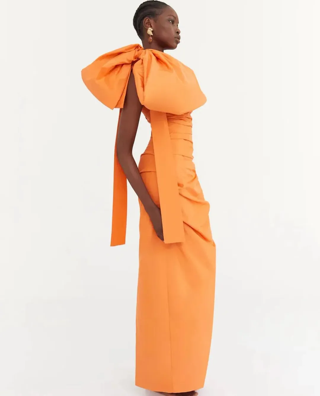 Sir The Label Victoria Gown Orange Size 3 / AU 12 for rent on The Volte - main image