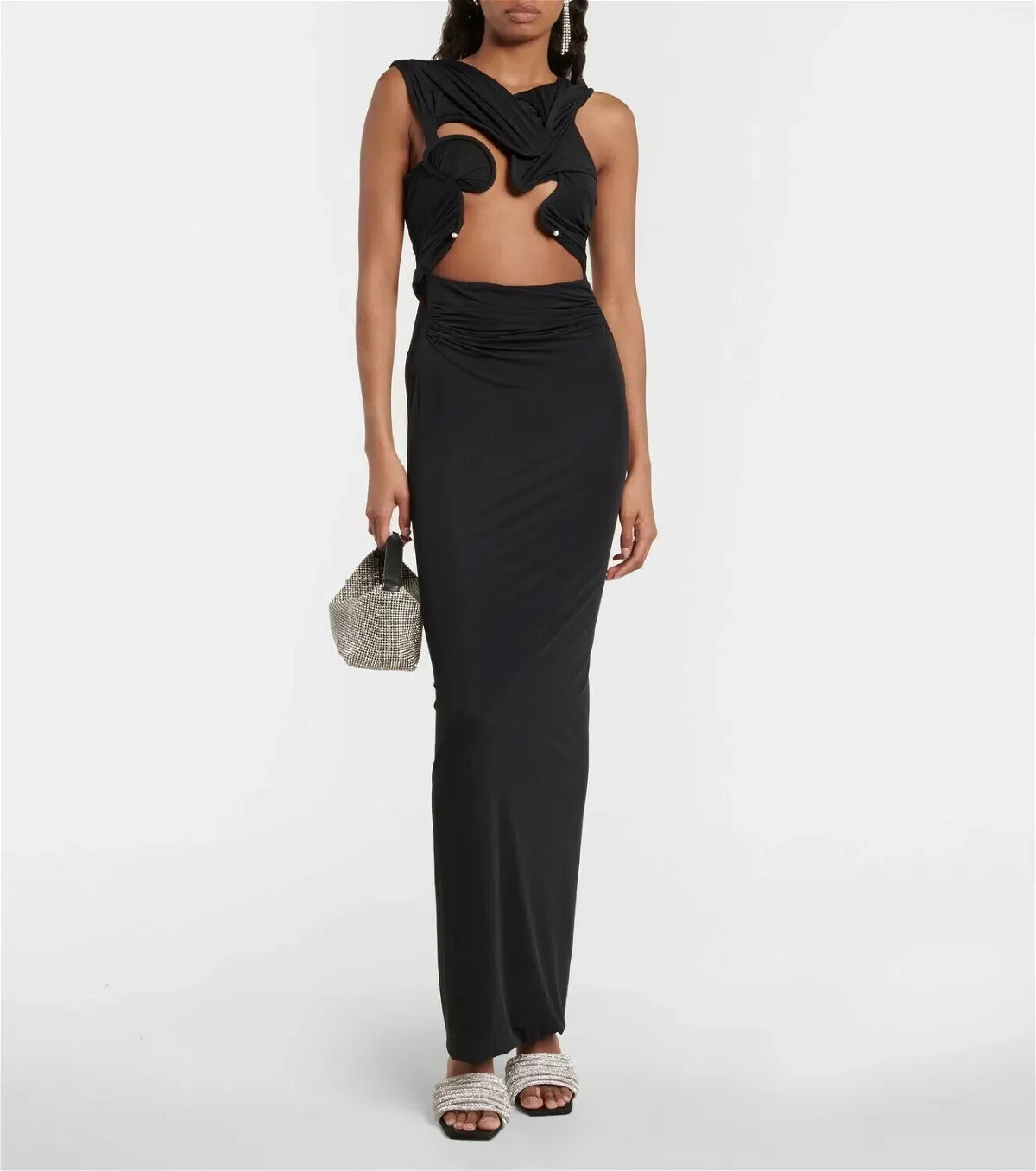Christopher Esber Venus Tank Dress Black Size 8 - Image 1