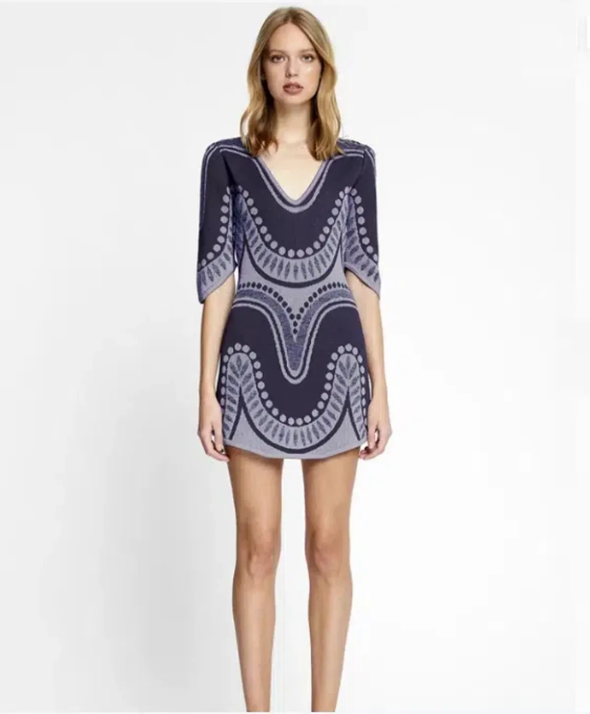 Alice Mccall Windswept Mini Dress Purple Size 6 - Image 3
