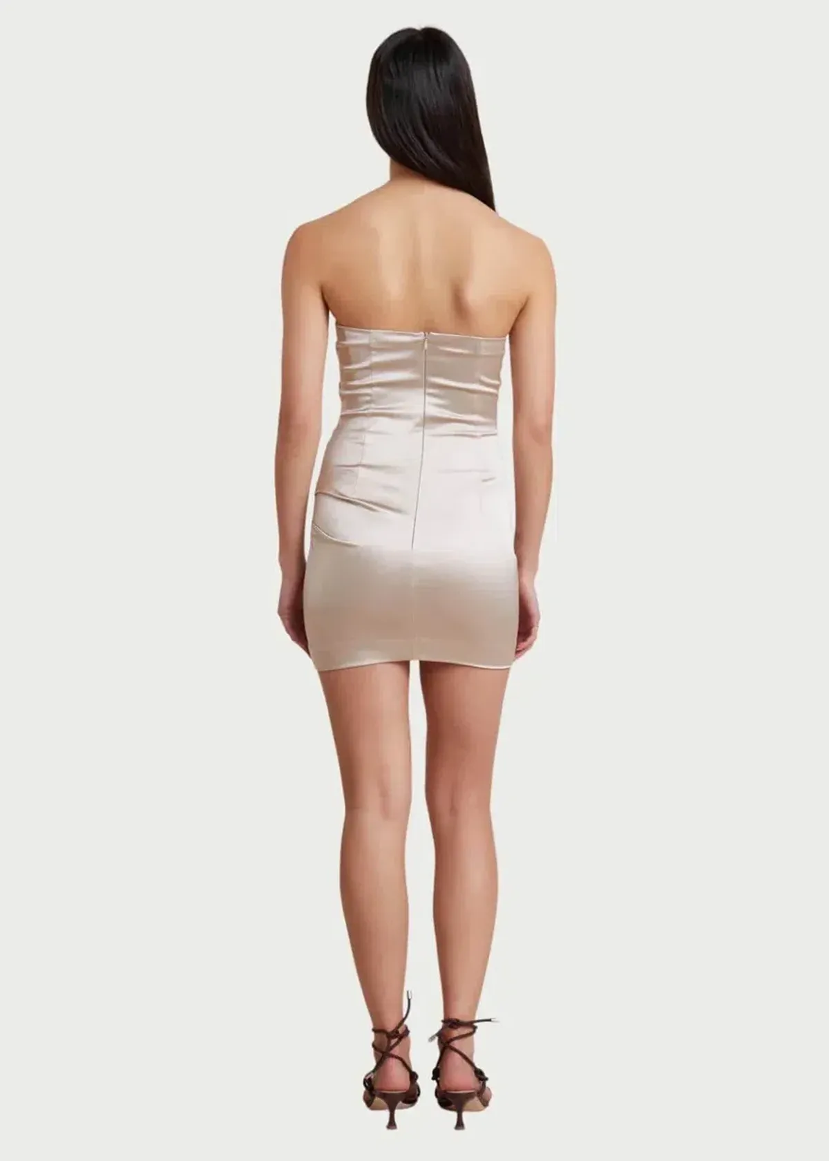 Bec & Bridge Heather Mini Dress Champagne Size 8 - Image 3
