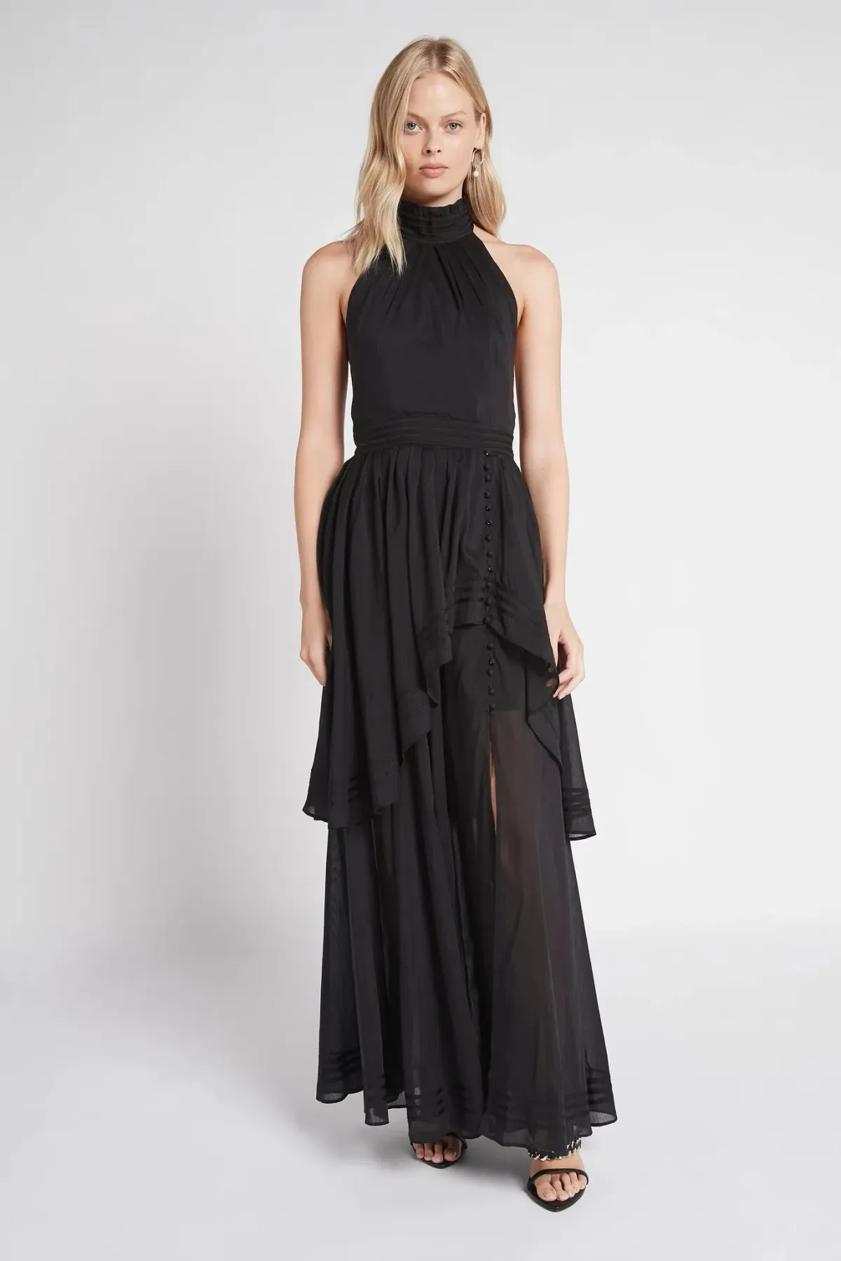 Aje Bungalow Sienna Dress Black Size 4 - Image 1