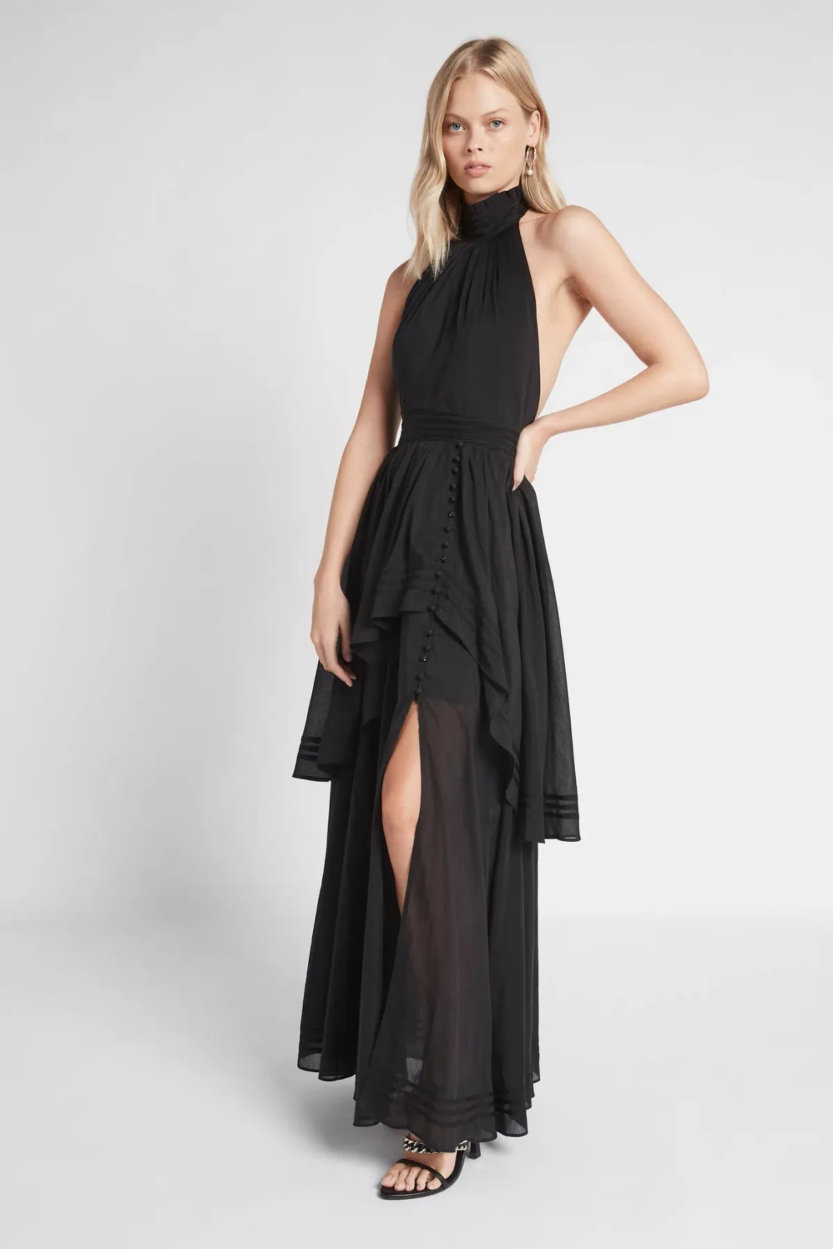 Aje Bungalow Sienna Dress Black Size 4 - Image 5