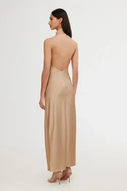 Significant Other Darcy Backless Dress Sand Size 8 for rent on The Volte - image 3