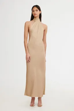 Significant Other Darcy Backless Dress Sand Size 8 for rent on The Volte - image 1