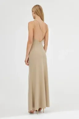 Significant Other Aisling Backless Dress in Latte Size 10 for rent on The Volte - image 3