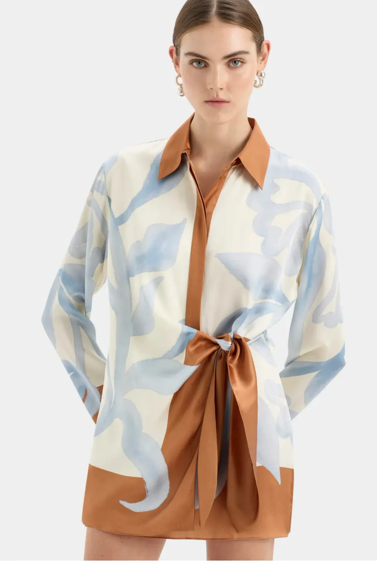 Sir The Label Sorrento Shirt Dress Multi Size 8 - Image 2