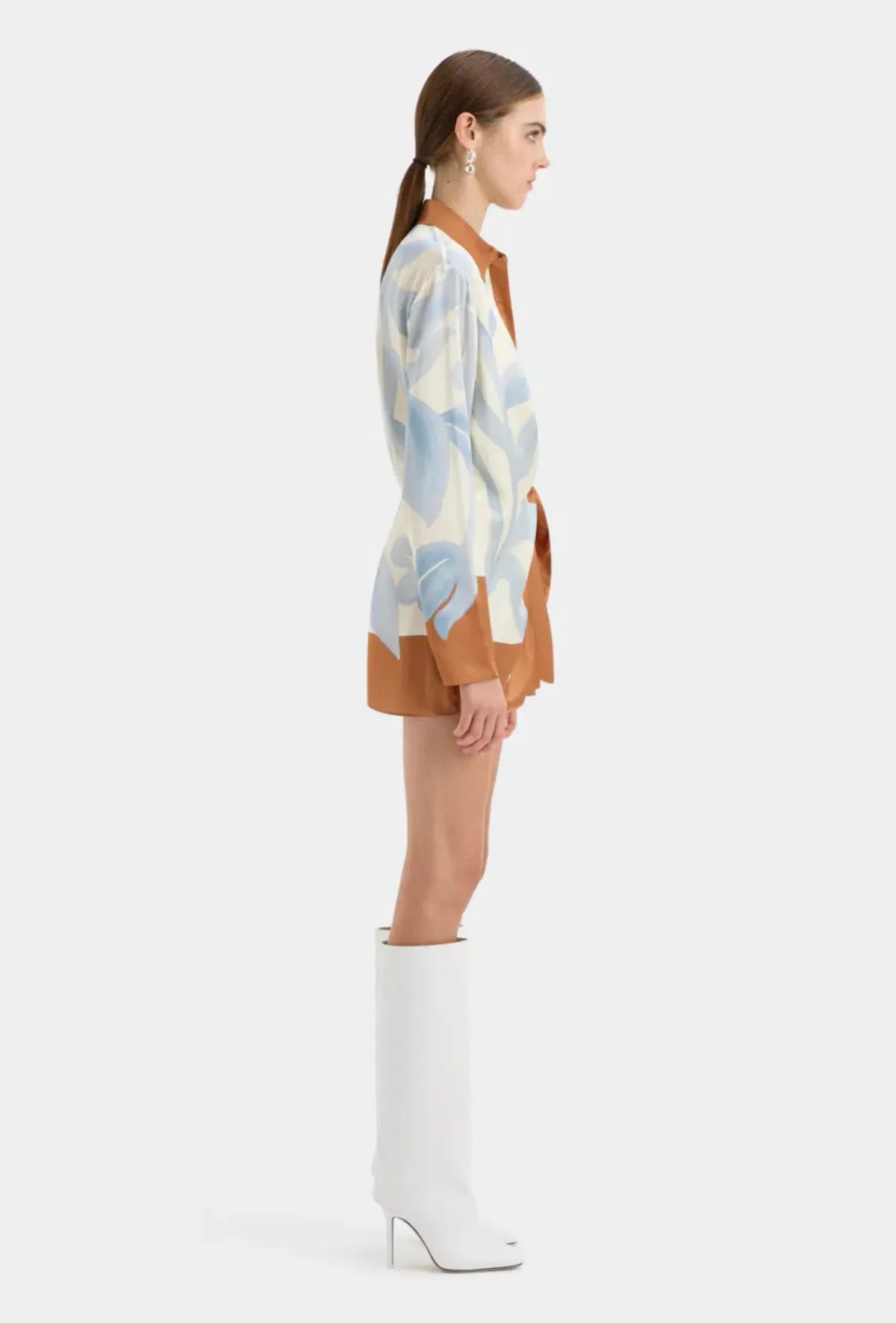 Sir The Label Sorrento Shirt Dress Multi Size 8 - Image 3