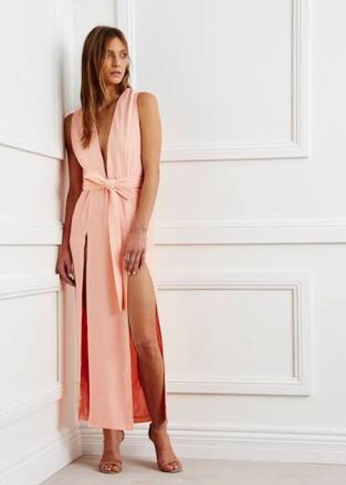 Maurie & Eve - Peachy Jolie Dress for rent on The Volte - main image