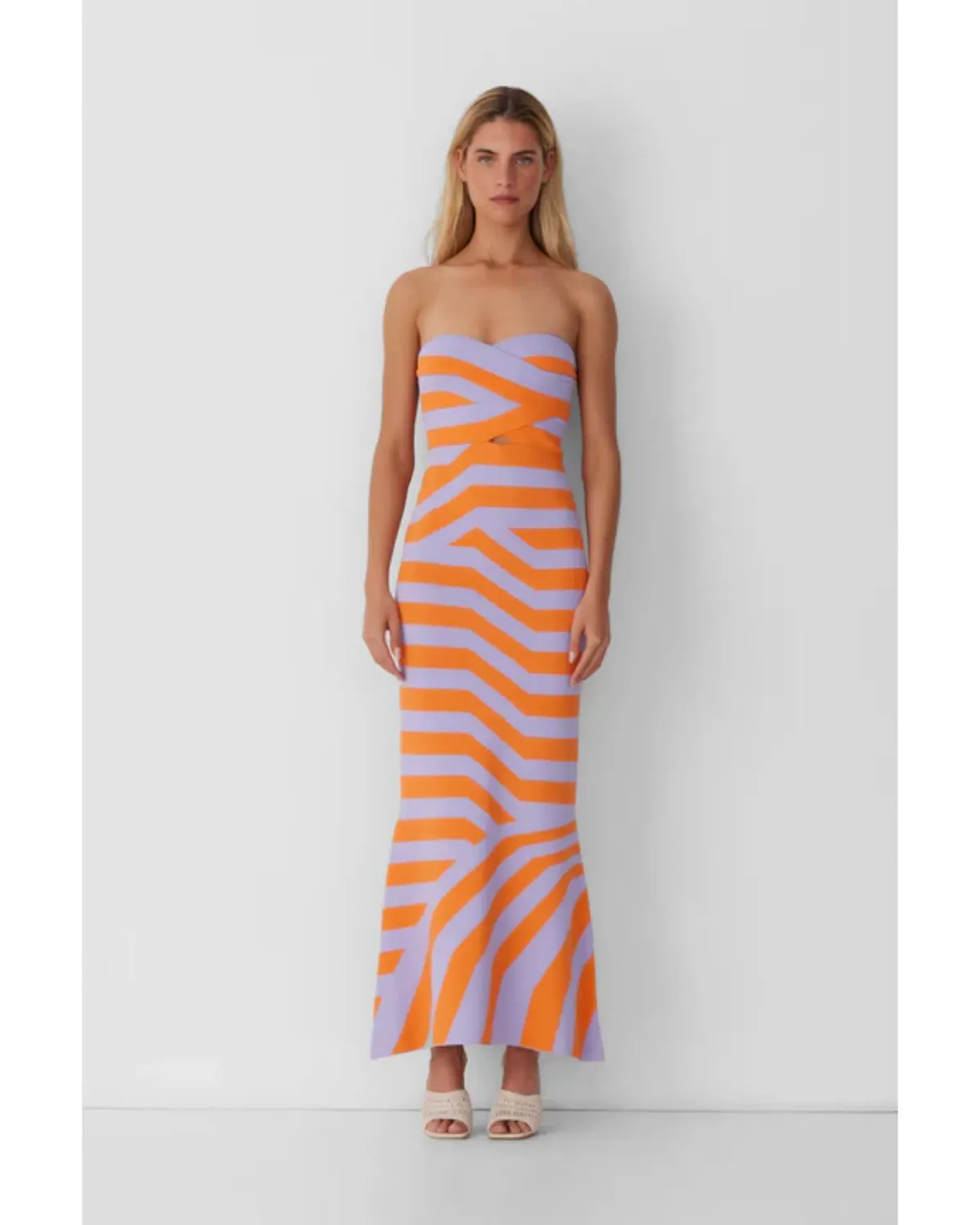 The Wolf Gang Aude Maxi Dress Lilac Size S / AU 8 - Image 2