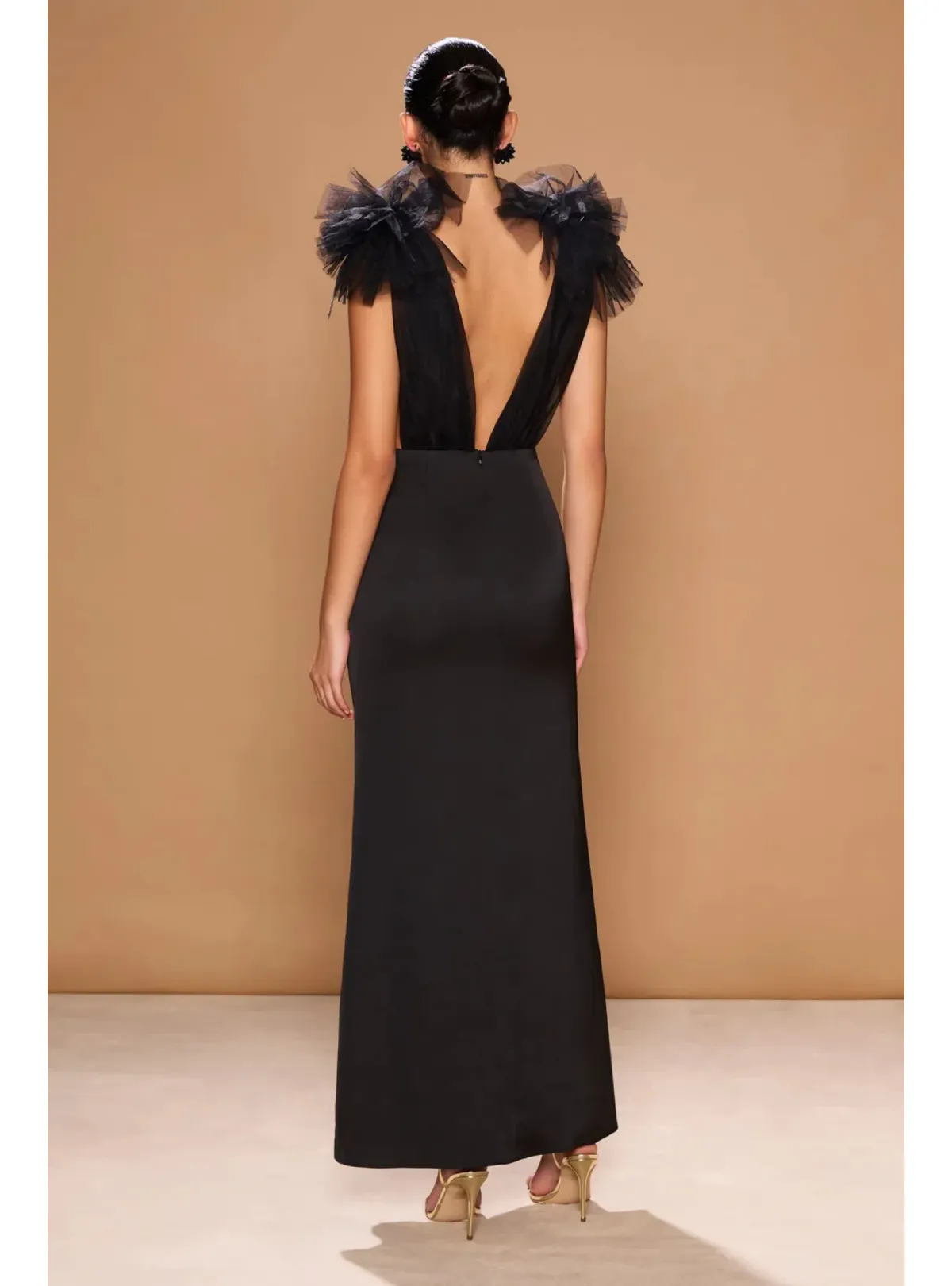 Sonya Moda Como Gown Noir Size AU 12 - Image 3