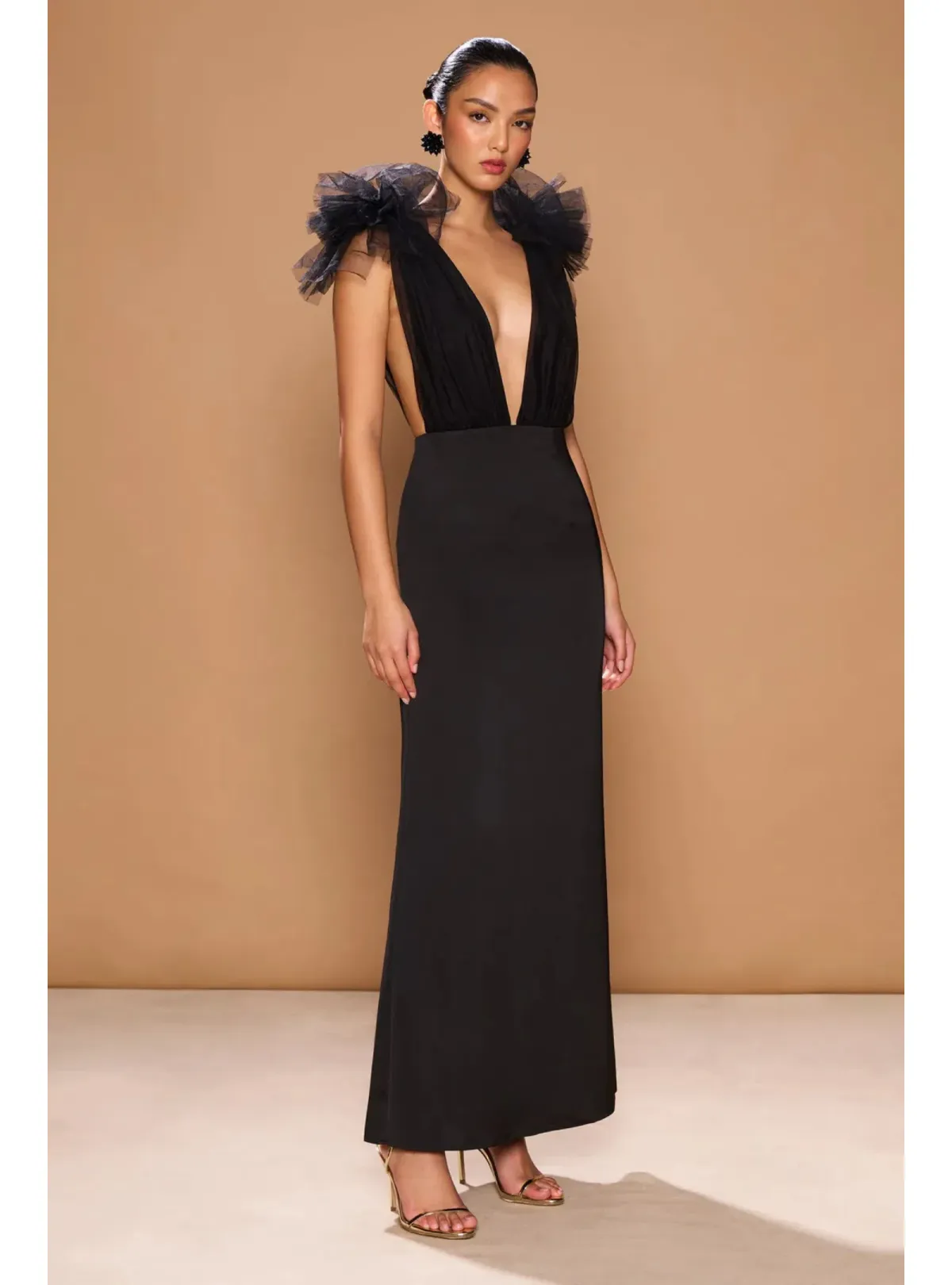Sonya Moda Como Gown Noir Size AU 12 - Image 2