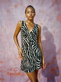 Realisation Par The Isabelli Mini Dress in Animal Size 8 for rent on The Volte - image 1
