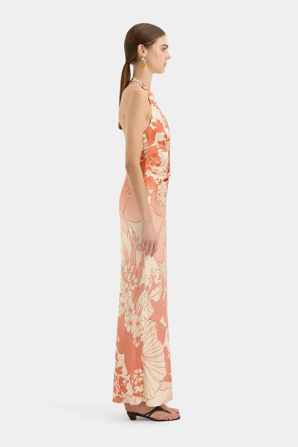 Sir The Label Como Twist Dress Paradiso Print Size 2 / AU 10 - Image 5