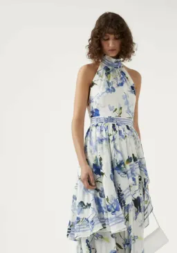 Aje Sienna Maxi Dress in Lavenders Of Provence Size 4 for rent on The Volte - image 2
