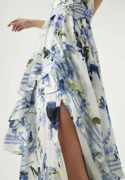 Aje Sienna Maxi Dress in Lavenders Of Provence Size 4 for rent on The Volte - image 5