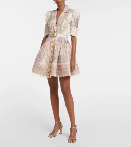 Zimmermann The High Tide Mini Dress in Odyssey Print Size 1 / AU 10 for rent on The Volte - image 1