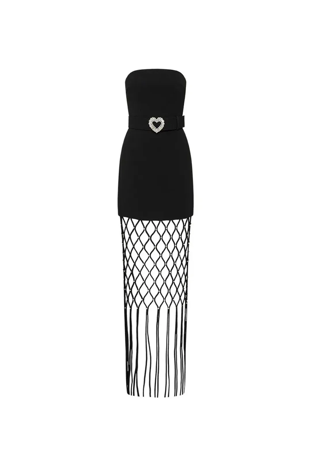 Rebecca Vallance Estelle Strapless Maxi Dress Black Size 6 for rent on The Volte - main image