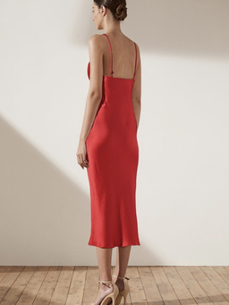 Shona Joy Adonis Bias Slip Ruby Dress Size 8 for rent on The Volte - image 3