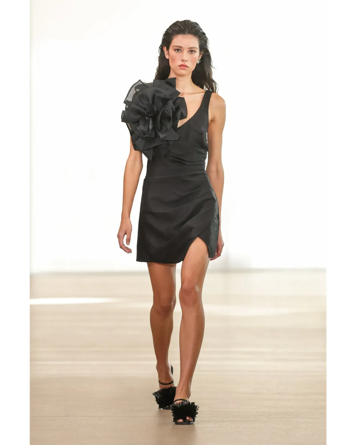 Aje Energy Mini Dress Black Size AU 8 - Image 1