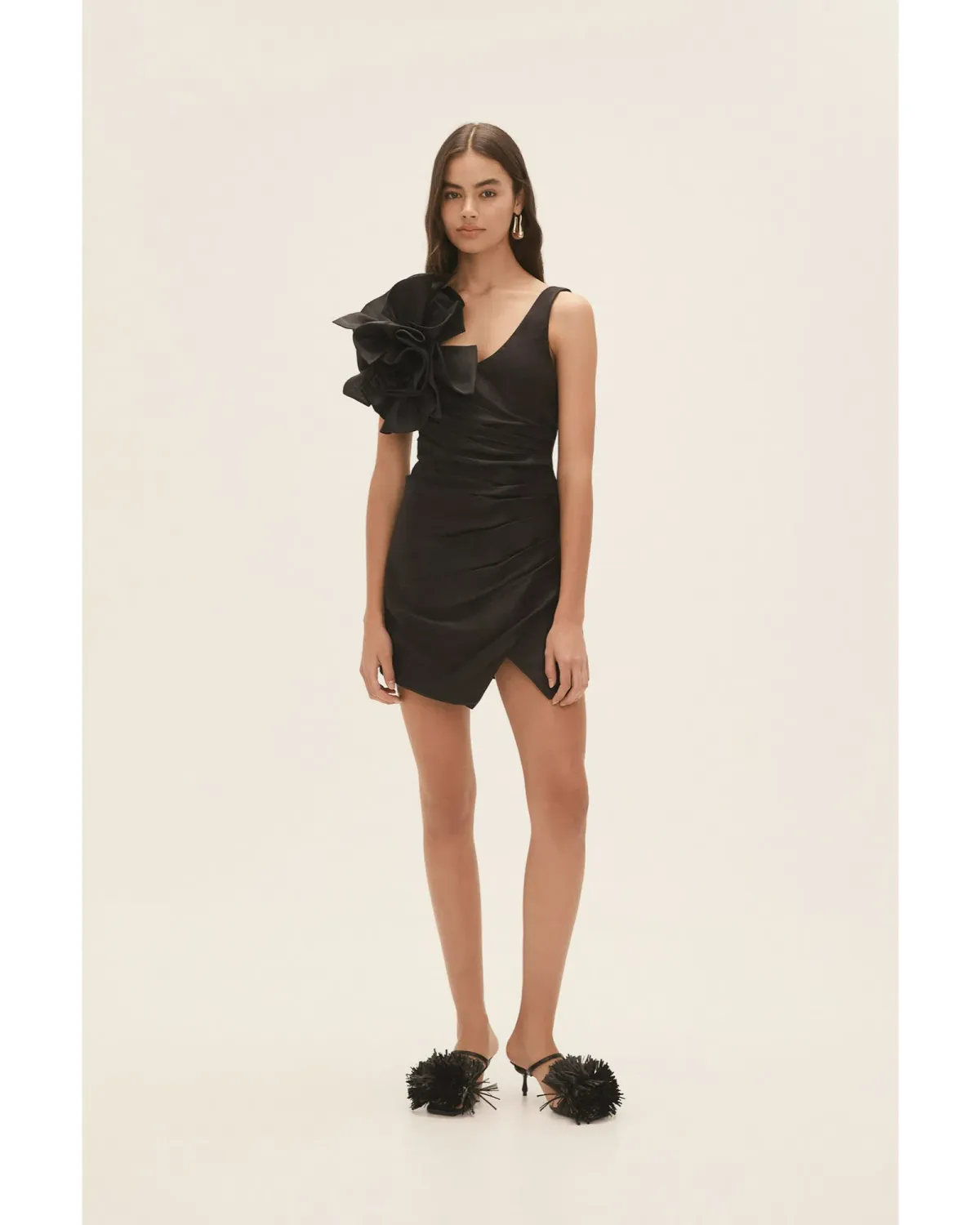 Aje Energy Mini Dress Black Size AU 8 - Image 2