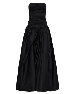 Aje Violette Bubble Hem Maxi Dress Black Size AU 6 for rent on The Volte - image 6