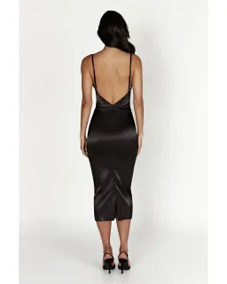 Meshki Brie Corset Midi Dress Black Size S / AU 8 for rent on The Volte - image 4