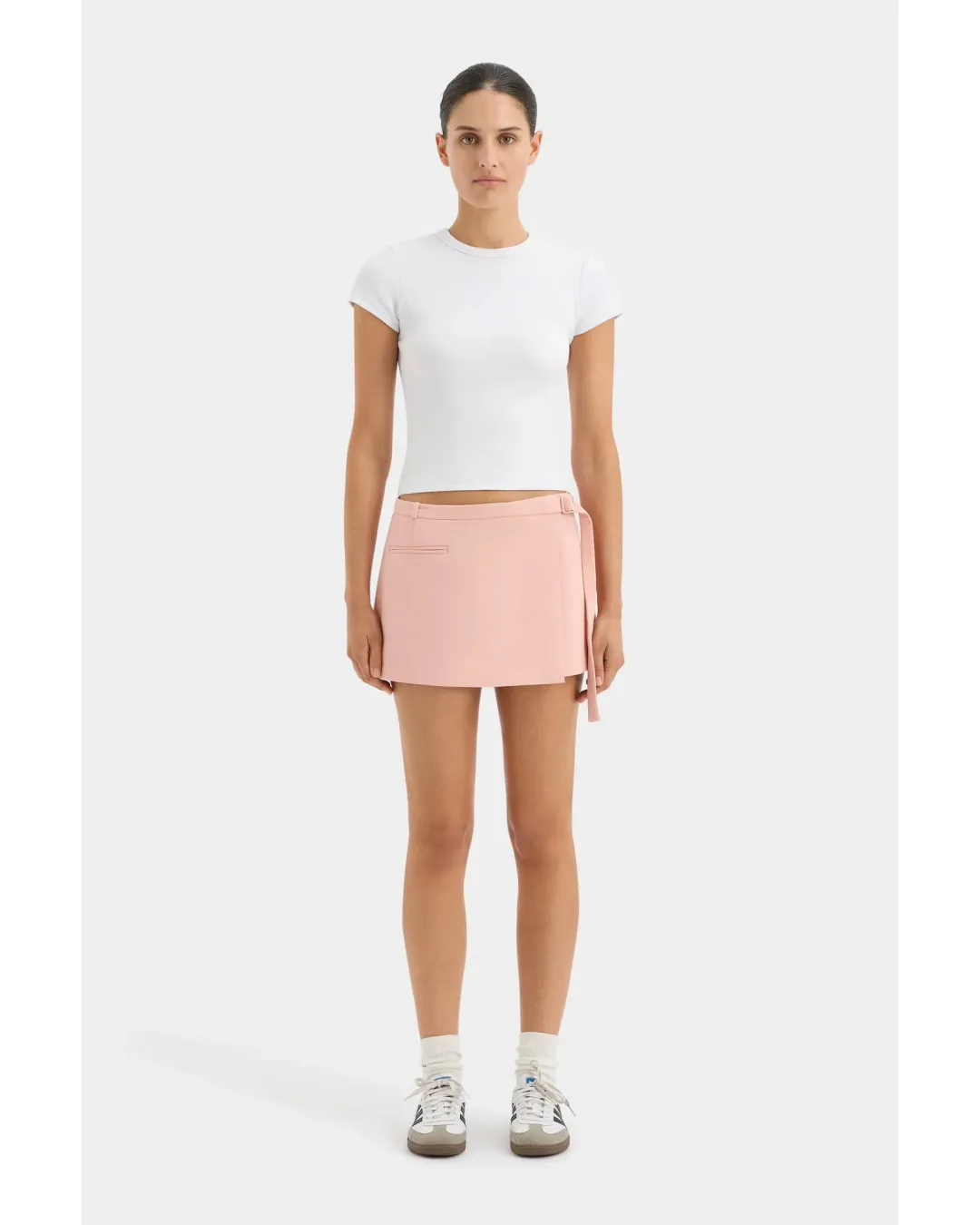 Sir The Label Dario Mini Skirt Pink Size 0 / AU 6 for rent on The Volte - main image