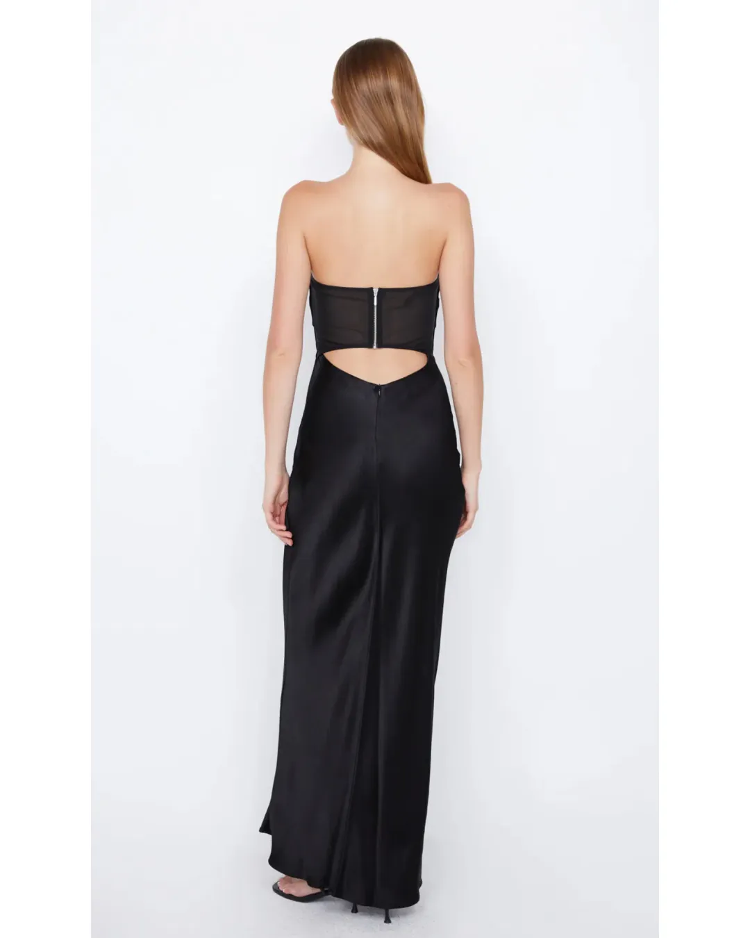 Bec & Bridge Halle Strapless Dress In Black Size S / AU 8 for rent on The Volte - main image