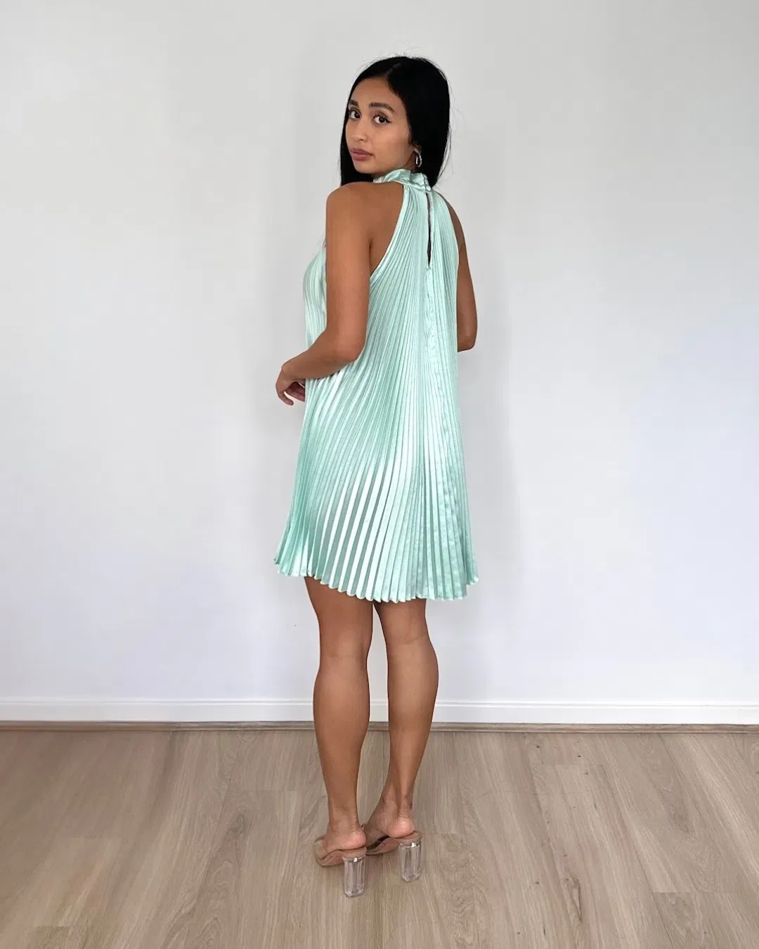 L'idee Amour Mini Dress Mint Size 6 for rent on The Volte - main image