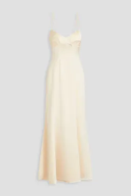 Anna Quan Catalina Cut Out Dress Buff Beige 14 for rent on The Volte - image 4