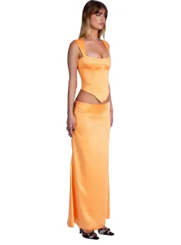 I Am Delilah Valerie Corset and Maxi Skirt Set in Sherbet Size XS / AU 6 for rent on The Volte - image 2