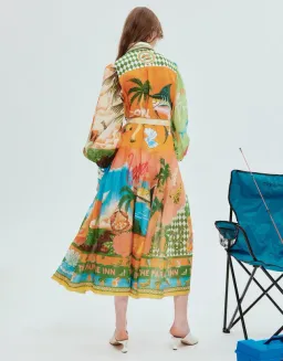 Alemais Paradiso Shirt Dress Multi Size 6 for rent on The Volte - image 3