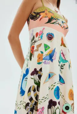 Alemais Evergreen Sundress Print Size AU 8 for rent on The Volte - image 2