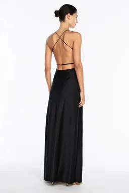 Manning Cartell Liquid Asset Slip Dress Black Size 8 for rent on The Volte - image 3