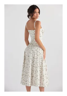 House of CB Carmen Garden Print Bustier Sundress Floral Size 12 for rent on The Volte - image 2