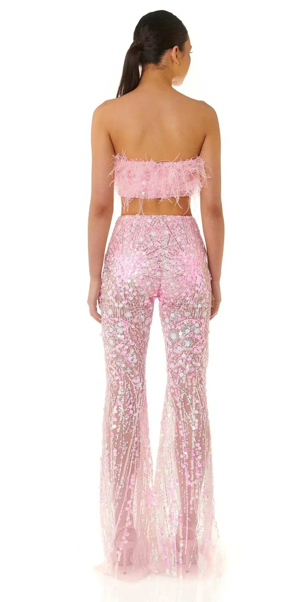 Eliya the Label Heather Top in Pink Size XL /Au 14 - Image 4