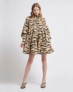 Aje Nouveau Smock Dress Print Size 8 for rent on The Volte - image 1