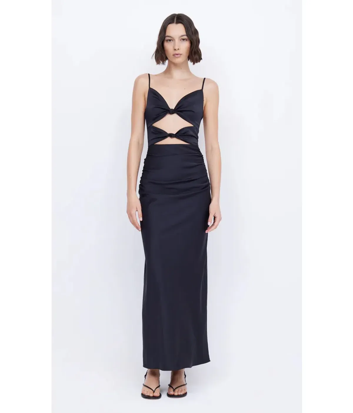 Bec & Bridge Mari Lou Knot Dress Black Size 12 - Image 1
