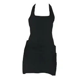 Jonathan Simkhai Luminita Wrap Dress in Black Size 8 for rent on The Volte - image 4
