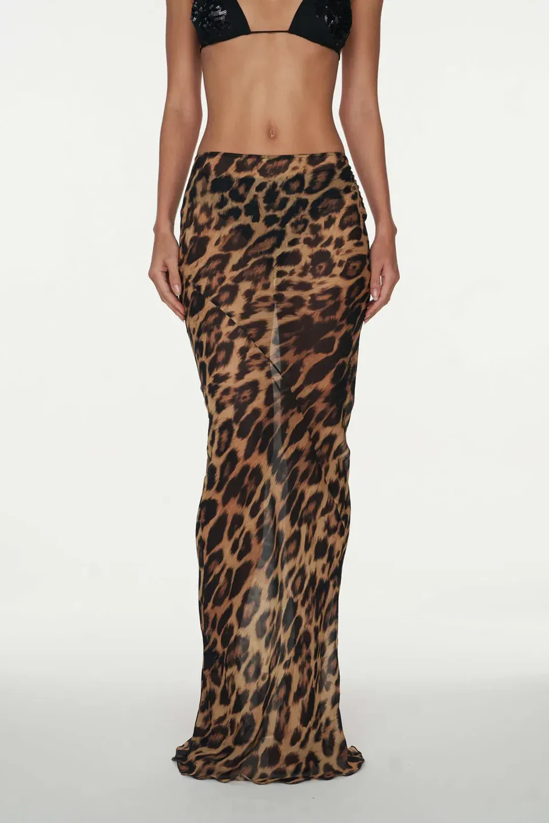 Rat & Boa Monique Skirt in Leopard Print Size S / AU 8 for rent on The Volte - main image